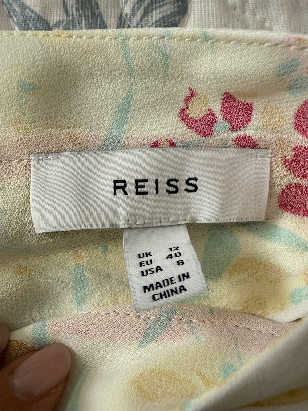 Reiss Eliza Buttercup Print Midi Dress - Picture 3 of 5